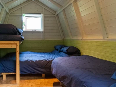 Camp pods near Sandown