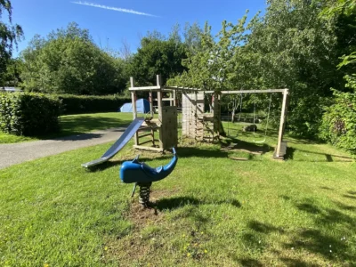 Bembridge pitching a tent