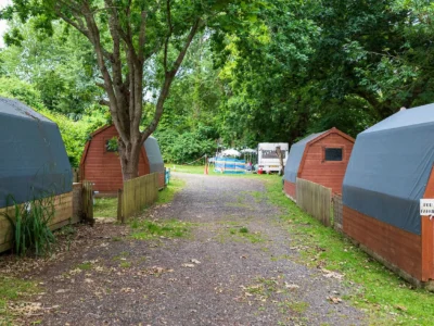 Modern camping pods Sandown