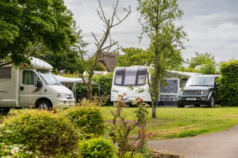 Spacious & Comfortable Touring Caravan Pitches